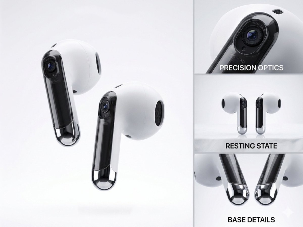 苹果AirPods Ultra泄露：集成红外摄像头，专注AI视觉智能