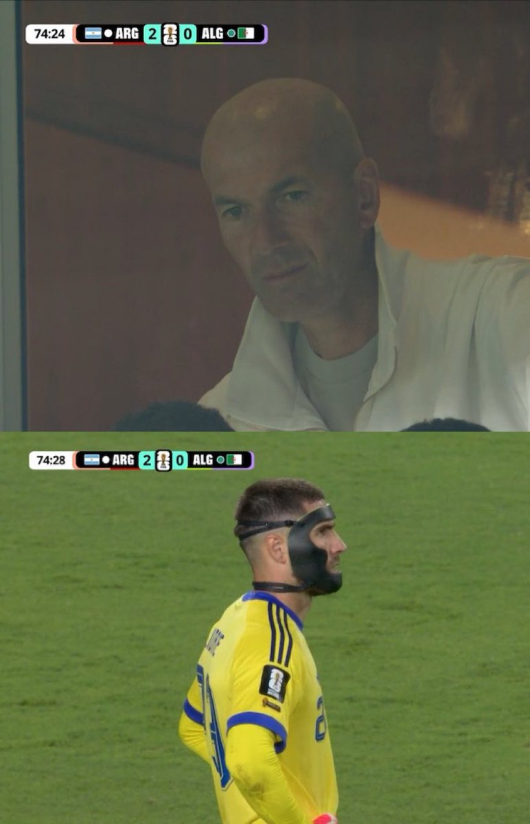 Zidane watches his son play