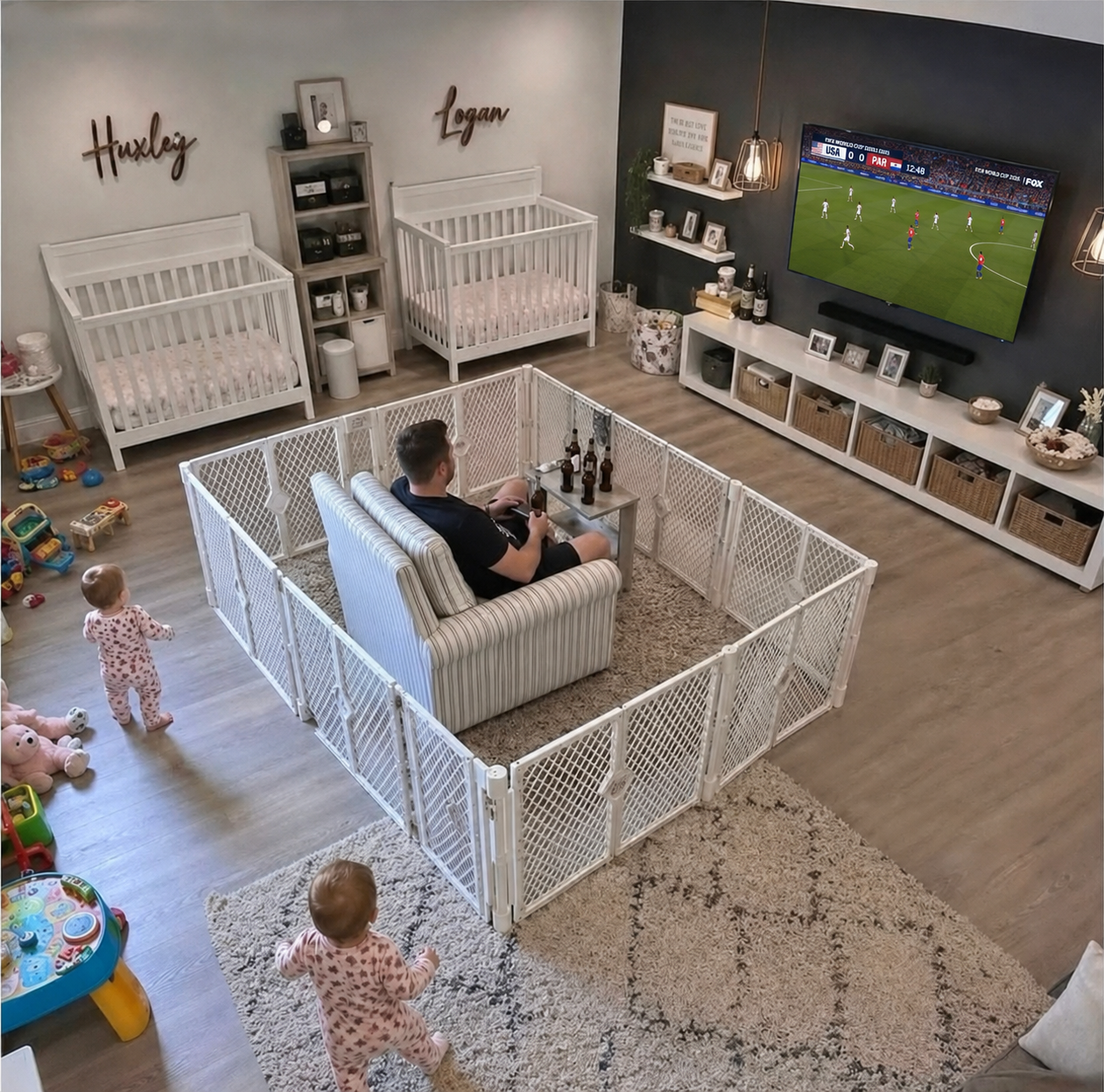 Dad's "Man Cave" Sandbox
