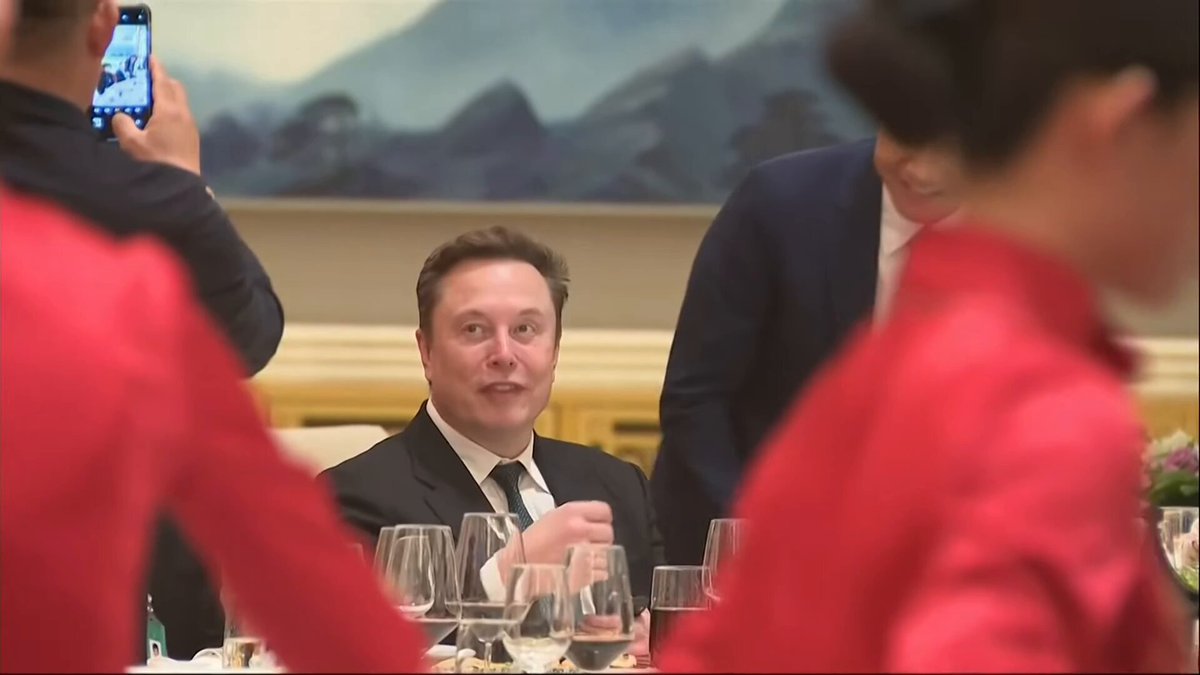 埃隆·马斯克与中国高官会面