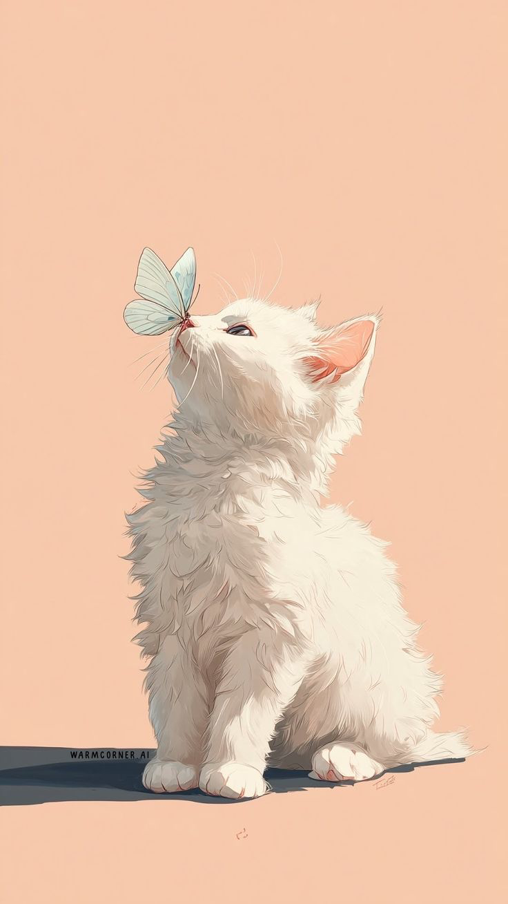 猫与蝴蝶的奇妙邂逅