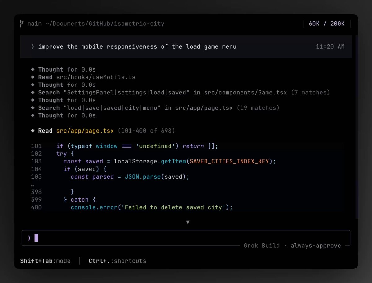 grok build 支持 Composer 2.5