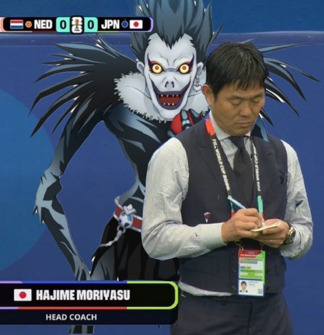 Death Note Meme: Japan's Coach Writing Names