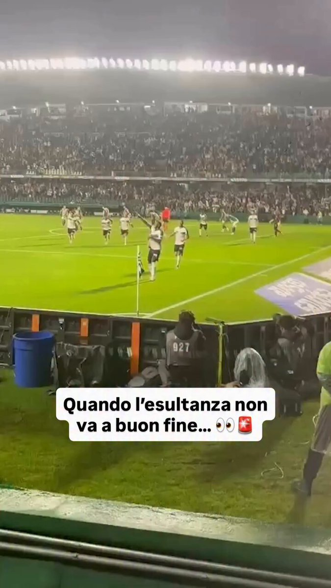 Football fans invade pitch after match