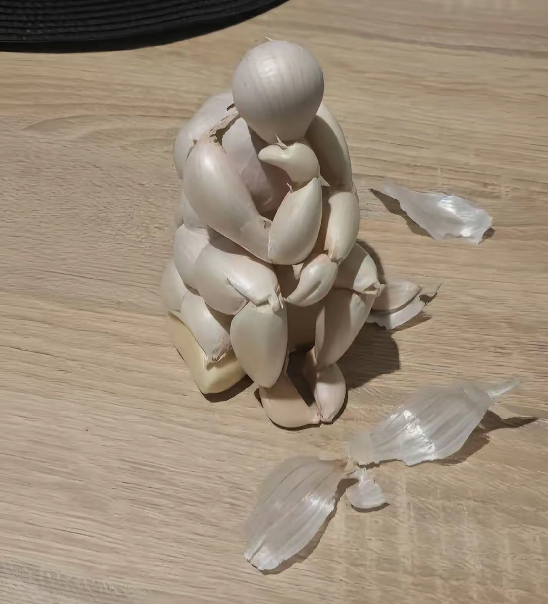 Meditating Garlic Creation